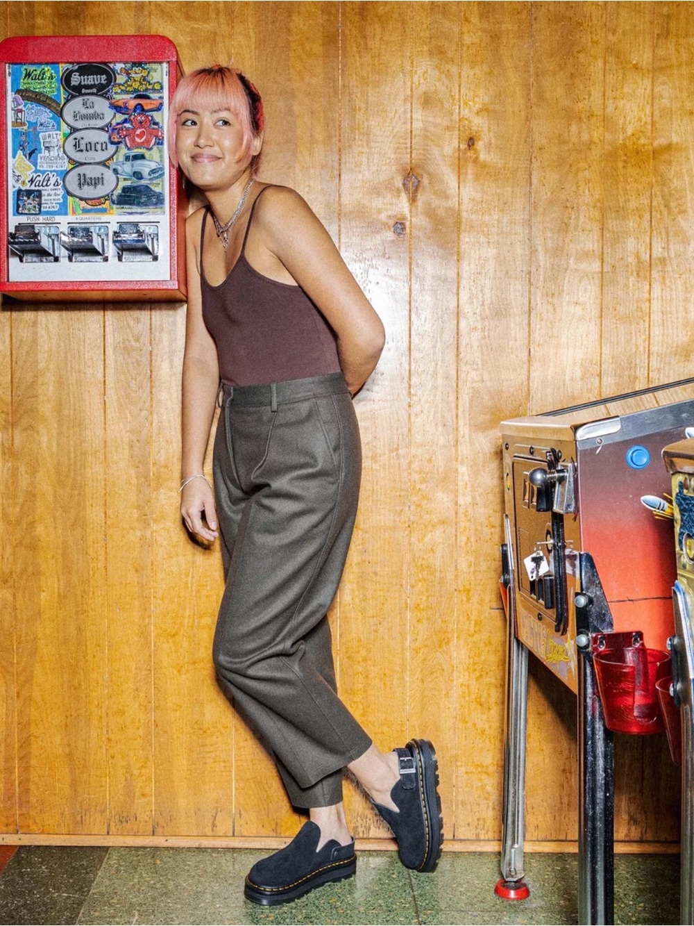 Dr Marten Zebzag Suede Platform Mules - Picture 6 of 6